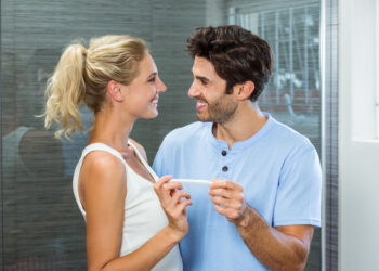 Is it possible for a man to test positive in a pregnancy test?